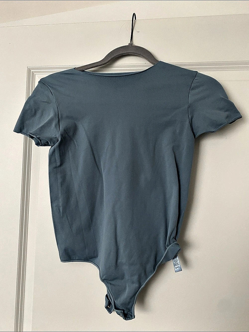 SKIMS Seamless Sculpt Short Sleeve Bodysuit Blue Large/XL